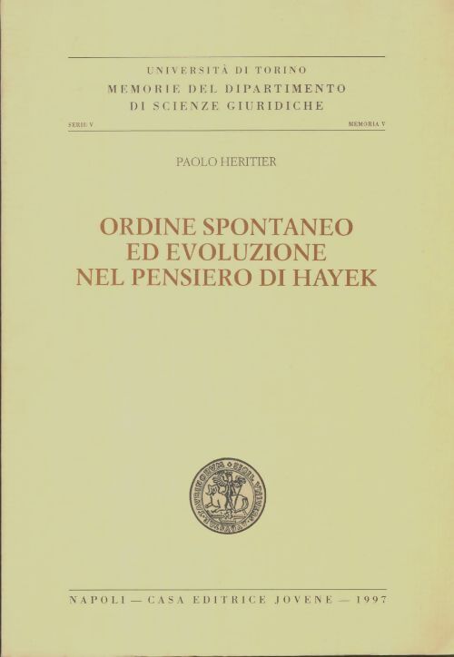 Livrenpoche : Ordine spontaneo ed evoluzione nel pensiero di Hayek - Paolo Heritier - Livre