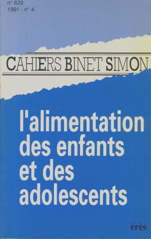 Livrenpoche : L'alimentation des enfants et des adolescents - Collectif - Livre