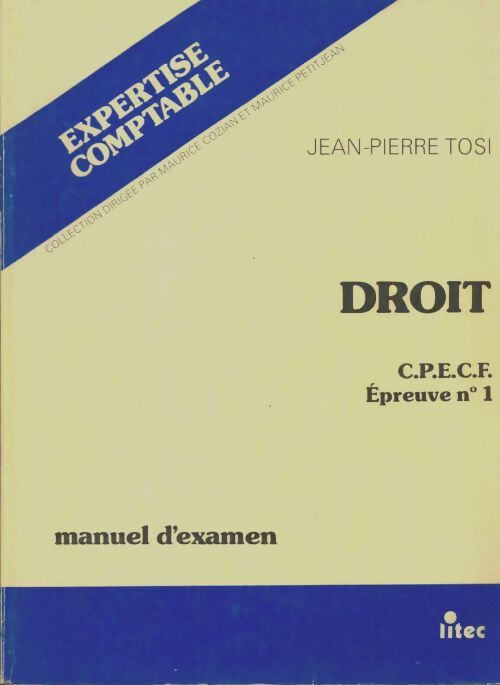 Livrenpoche : Droit CPECF - Jean-Pierre Tosi - Livre