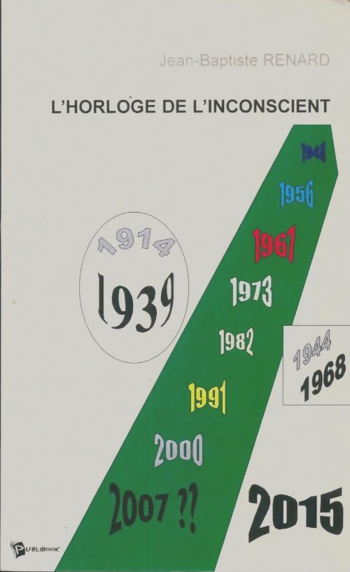 Livrenpoche : L'horloge de l'inconscient - Jean-Baptiste Renard - Livre
