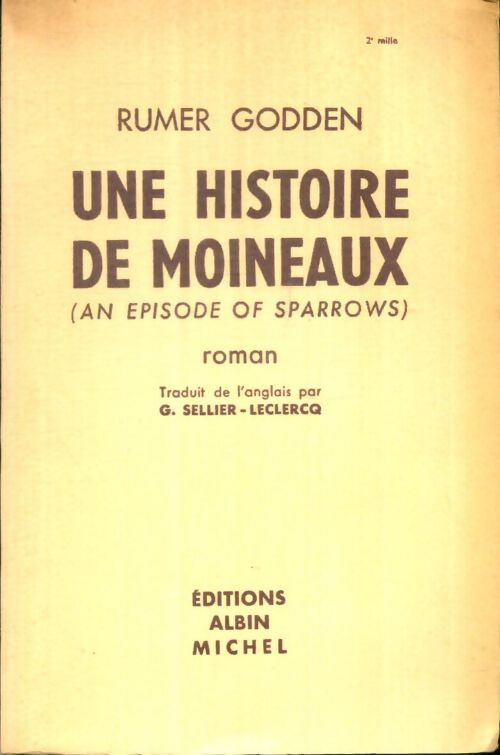 Livrenpoche : Une histoire de moineaux - Rumer Godden - Livre