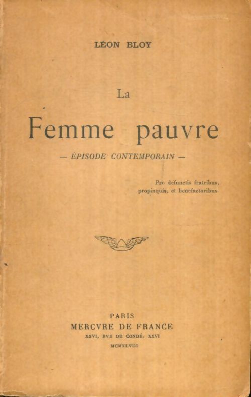 Livrenpoche : La femme pauvre - Léon Bloy - Livre