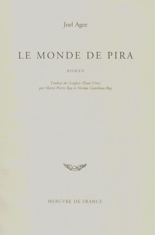 Livrenpoche : Le monde de Pira - Joel Agee - Livre