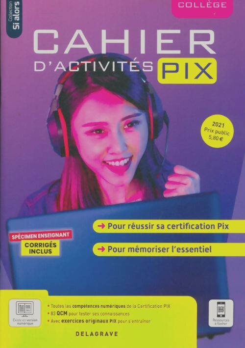 Livrenpoche : Cahier d'activités Pix collège - Dominique Sauzeau - Livre