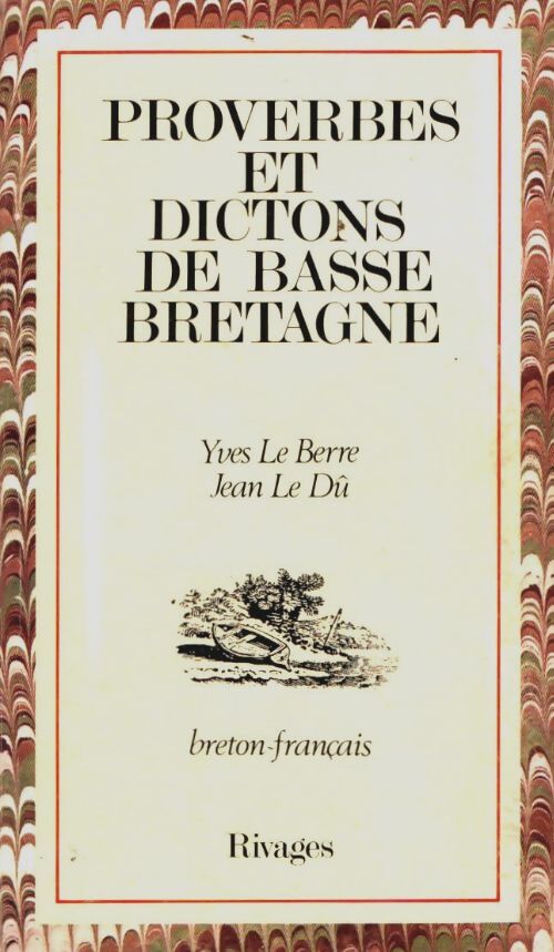 Livrenpoche : Proverbes et dictons de basse Bretagne - Jean Yves; Le Dû - Livre