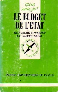 Livrenpoche : Le budget de l'Etat - Jean-Marie Cotteret, Claude Emeri - Livre