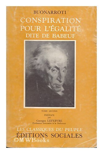 Livrenpoche : Conspiration pour l'égalité dite de Babeuf - Buonarroti - Livre