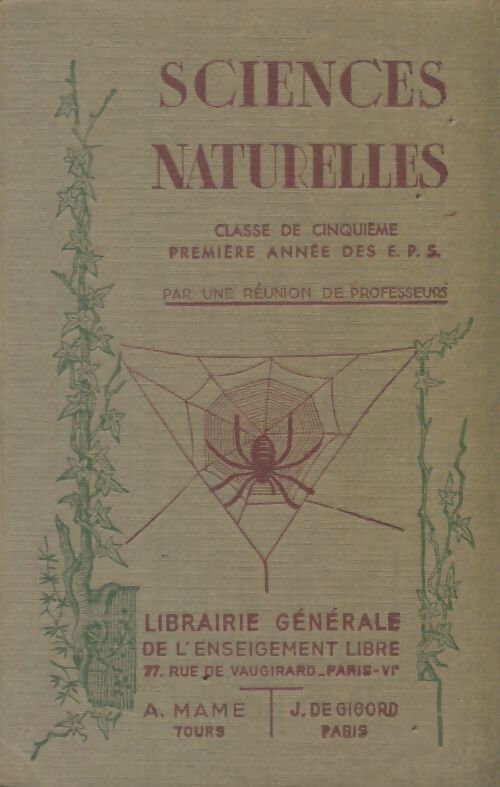 Livrenpoche : Sciences naturelles 5e - Collectif - Livre