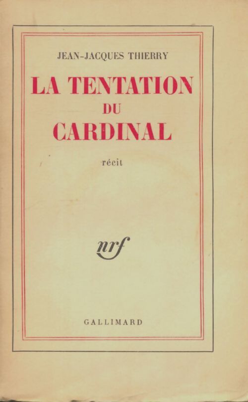 Livrenpoche : La tentation du cardinal - Jean-Jacques Thierry - Livre