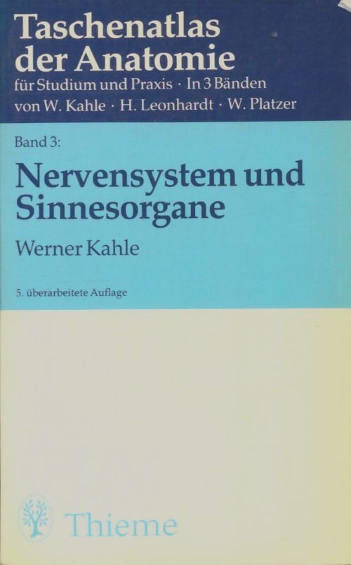 Livrenpoche : Taschenatlas der anatomie band III - Collectif - Livre
