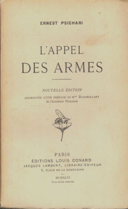 Livrenpoche : L'appel des armes - Ernest Psichari - Livre