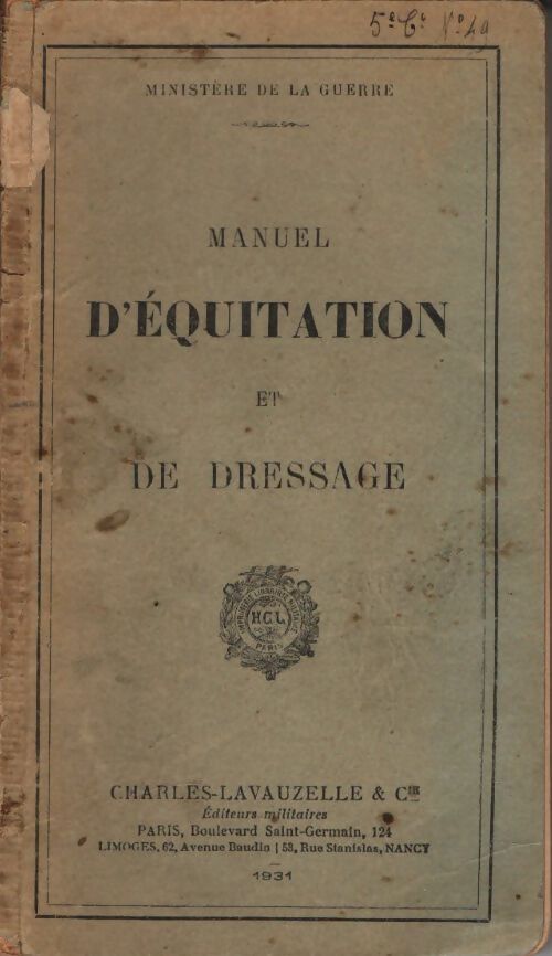 Livrenpoche : Manuel d'équitation et de dressage - Collectif - Livre