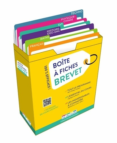 Livrenpoche : Boîte à fiches Brevet : 180 fiches pour réussir ! - Collectif - Livre
