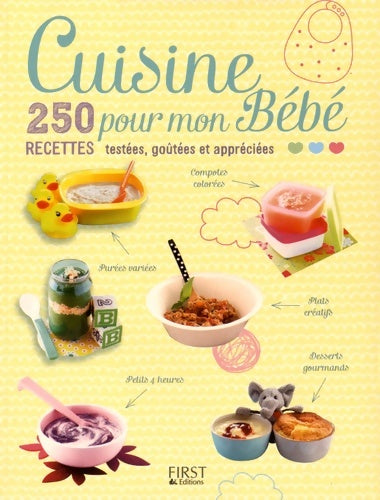 Livrenpoche : Cuisine pour mon Bébé - 250 recettes testées goûtées et appréciées - Sylvain Collectif - Livre