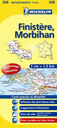 Livrenpoche : Carte DPARTEMENTS Finistre Morbihan - Collectif - Livre