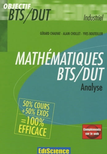 Livrenpoche : Mathématiques BTS/DUT : Analyse - Gérard Chauvat - Livre