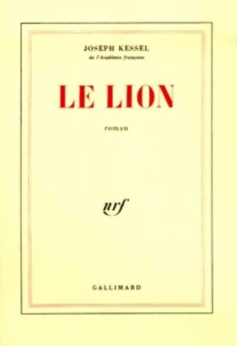 Livrenpoche : Le lion - Joseph Kessel - Livre