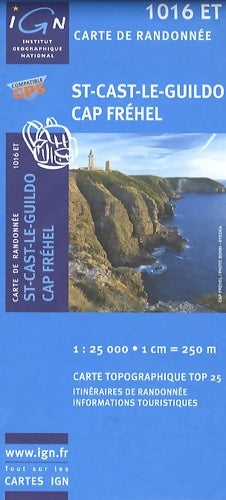 Livrenpoche : 1016et st-cast-le-guildo/cap frehel - Institut Géographique National - Livre