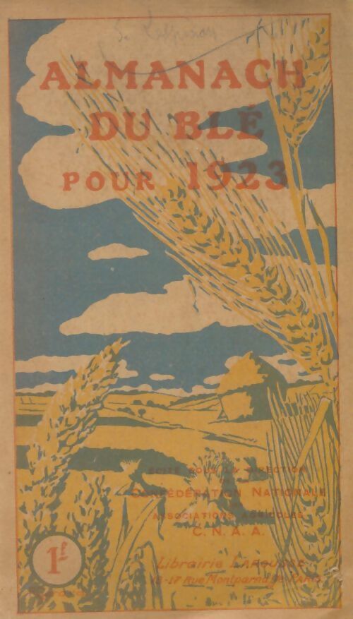 Livrenpoche : Almanach du blé pour 1923 - Collectif - Livre
