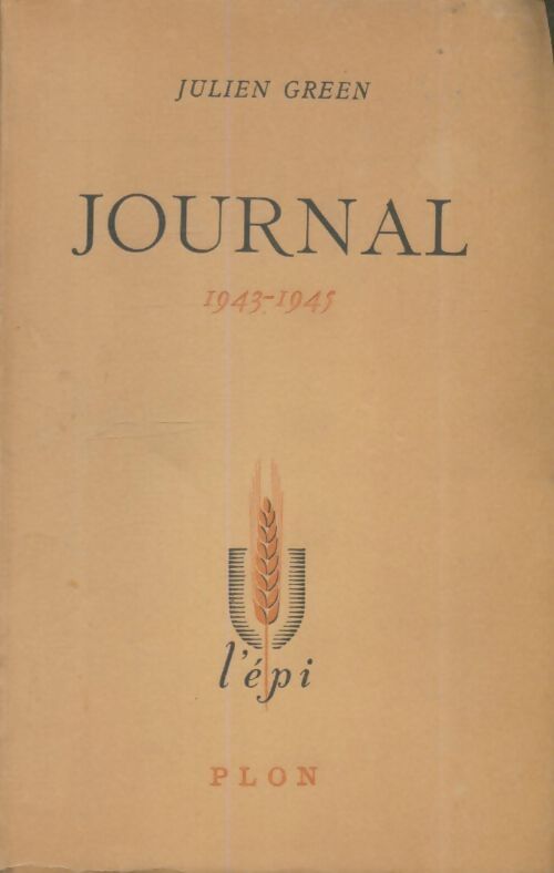 Livrenpoche : Journal 1943-1945 - Julien Green - Livre