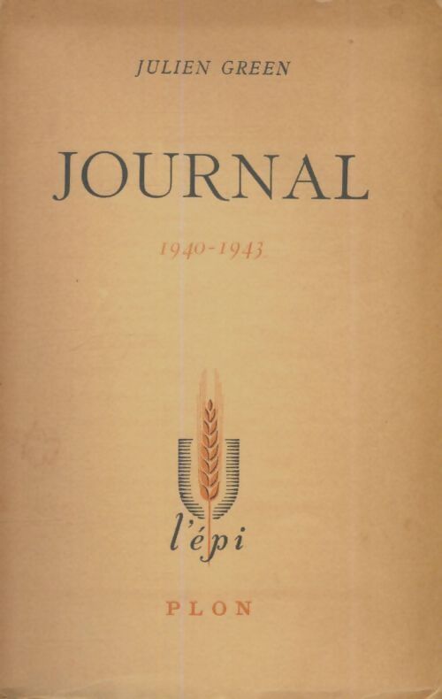 Livrenpoche : Journal 1940-1943  - Julien Green - Livre