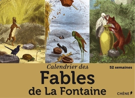 Livrenpoche : Calendrier 52 semaines Fables de La Fontaine - Collectif - Livre