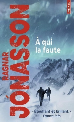 Livrenpoche : À qui la faute - Ragnar Jonasson - Livre