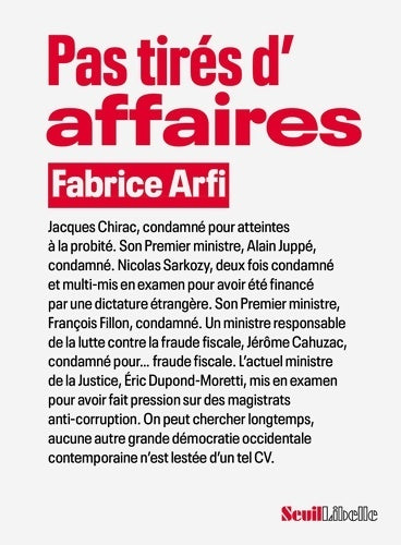 Livrenpoche : Pas tirés d'affaires - Fabrice Arfi - Livre