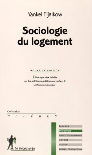 Livrenpoche : Sociologie du logement - Yankel Fijalkow - Livre