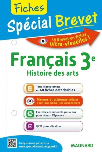 Livrenpoche : Spécial Brevet Fiches Français  3e - Sylvie Coly - Livre