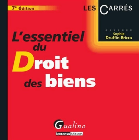Livrenpoche : L'essentiel du droit des biens - Sophie Druffin-Bricca - Livre