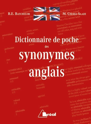 Livrenpoche : Dictionnaire de poche des synonymes anglais - R-E Batchelor - Livre