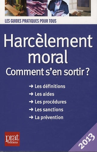 Livrenpoche : Harcèlement moral : Comment s'en sortir ? - Marie-José Gava - Livre