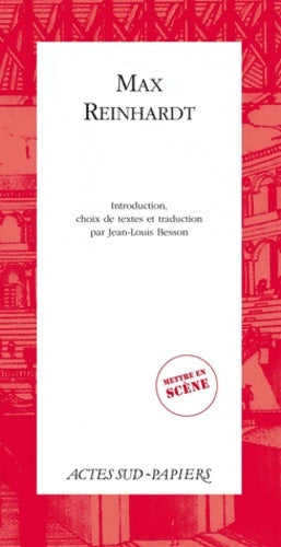 Livrenpoche : Max Reinhardt - Max Reinhardt - Livre