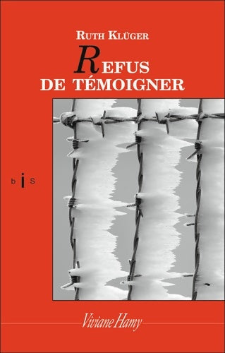 Livrenpoche : Refus de témoigner - Ruth Kluger - Livre
