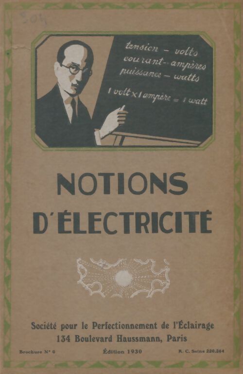Livrenpoche : Notions d'électricité - Collectif - Livre