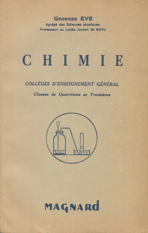 Livrenpoche : Chimie 4e et 3e - Georges Eve - Livre