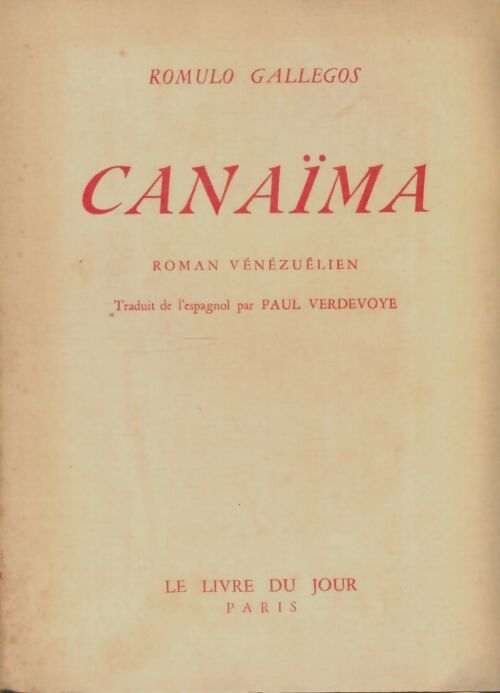 Livrenpoche : Canaïma - Romulo Gallegos - Livre