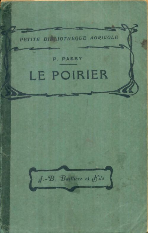 Livrenpoche : Le poirier - P. Passy - Livre