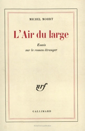 Livrenpoche : L'air du large Tome I - Michel Mohrt - Livre