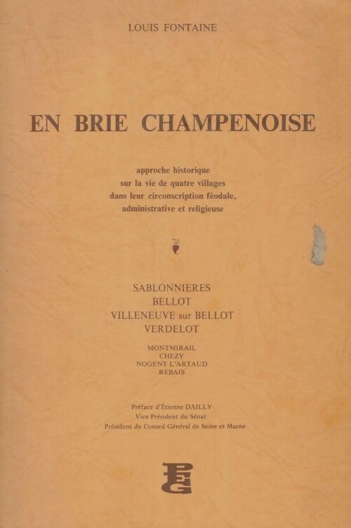 Livrenpoche : En Brie champenoise - Louis Fontaine - Livre