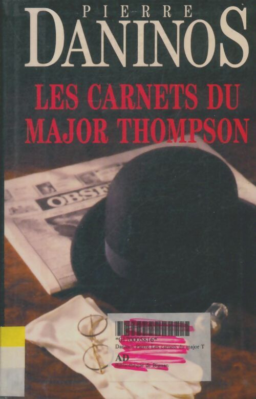 Livrenpoche : Les carnets du Major Thompson - Pierre Daninos - Livre