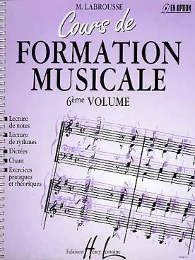 Livrenpoche : Cours de formation musicale Tome 6 - Marguerite Labrousse - Livre
