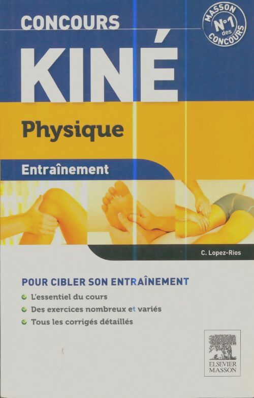 Livrenpoche : Concours kiné physique - C Lopez-Rio - Livre