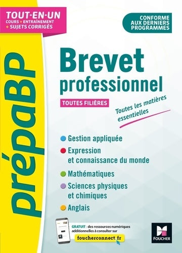 Livrenpoche : PrépaBP - Brevet professionnel - Toutes les matières essentielles - Révision et entrainement - Aimeric Imbert - Livre