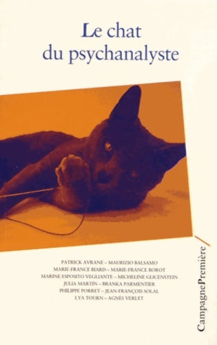Livrenpoche : Le chat du psychanalyste - Patrick Avrane - Livre