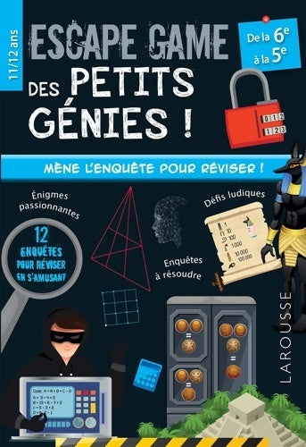 Livrenpoche : Escape game des petits génies 6e-5e - Julien Durand - Livre