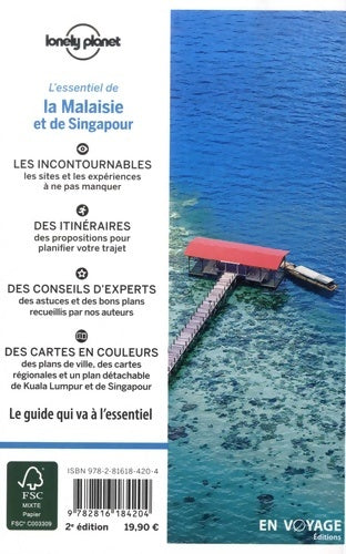 Livrenpoche : L'Essentiel de la Malaisie et de Singapour - 2ed - Lonely Planet Fr - Livre