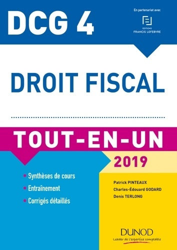 Livrenpoche : Droit fiscal DCG 4 : Tout-en-un - Patrick Pinteaux - Livre