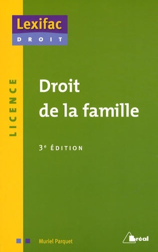Livrenpoche : Droit de la famille - Muriel Parquet - Livre